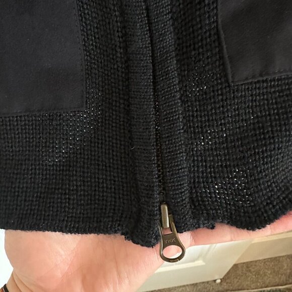 Jaclyn Smith warm black pullover sweater jumper zip crew neck plus 2X womens - Picture 7 of 13